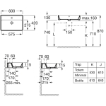 Roca A3270MN000 The Gap 檯上洗手盆